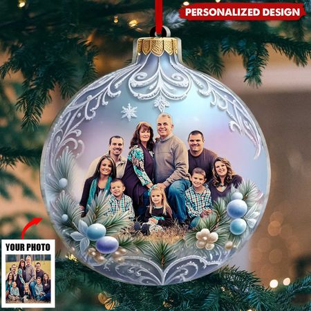Julegaveidé til familien Godt humør findes hos familien - Personlig julekuglez